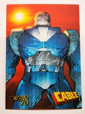 Fleer Skybox Comics 1998 B11 carte card holo marvel Cable #56