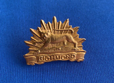 Australia 1930-42 - 22nd Inf Bn The Richmond Regiment Collar Badge F89