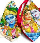 3 schöne Gebetstaschen Radha Krishna Japa Mala Jholi für heilige Rosenkranzperlen Jaap
