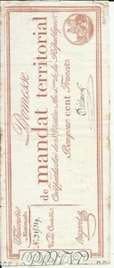 FRANCE 100 FRANCS 1796. ASSIGNAT. FRENCH REVOLUTION. ORIGINAL. 5RW 28SET - Picture 1 of 1