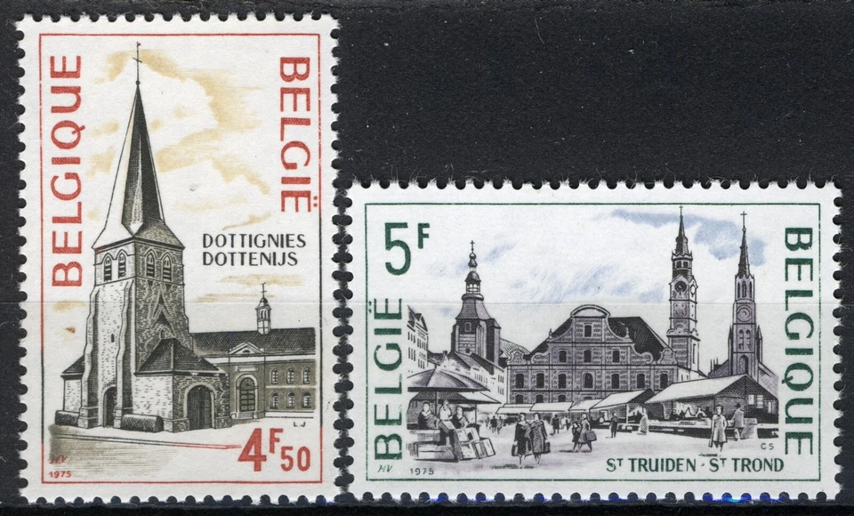 Belgium 1975, Tourism set MNH, Mi 1824-25 - Image 1 of 1