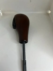 1998-2005 Mercedes W163 ML350 ML500 ML55 AMG Shift Shifter Knob Wood WITH BUTTON - Picture 1 of 4