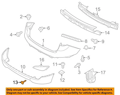 HYUNDAI OEM 10-15 Tucson Rear Bumper-Tow Hook Eye Cap Cover 866172S000 - Image 1 of 2