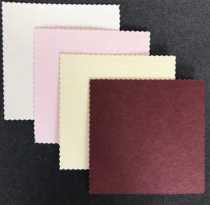 Layering Panel deckled edged card topper / embellishments 75mm square pk10 - Picture 1 of 8