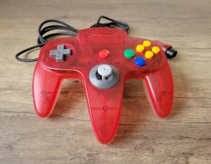 Manette Controller Nintendo N64 Officielle Clear Red NUS-005 Japon Free REGION * - Photo 1/5