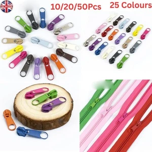 10 Stück Reißverschluss Abzieher Köpfe Griff Reparatur Schieber Zug Ersatz Fix Tasche Mantel Clip - Bild 1 von 31