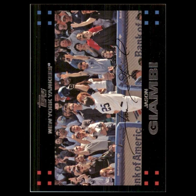 Jason Giambi #120 2007 Topps New York Yankees Baseball Card MLB NM - Image 1 of 3