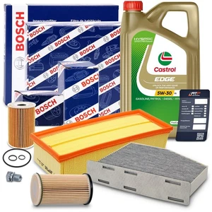 BOSCH-FILTER INSPEKTIONSPAKET + MOTORÖL FÜR VW TOURAN 1T AUDI A3 8P 1.6 2.0 TDI  - Bild 1 von 11