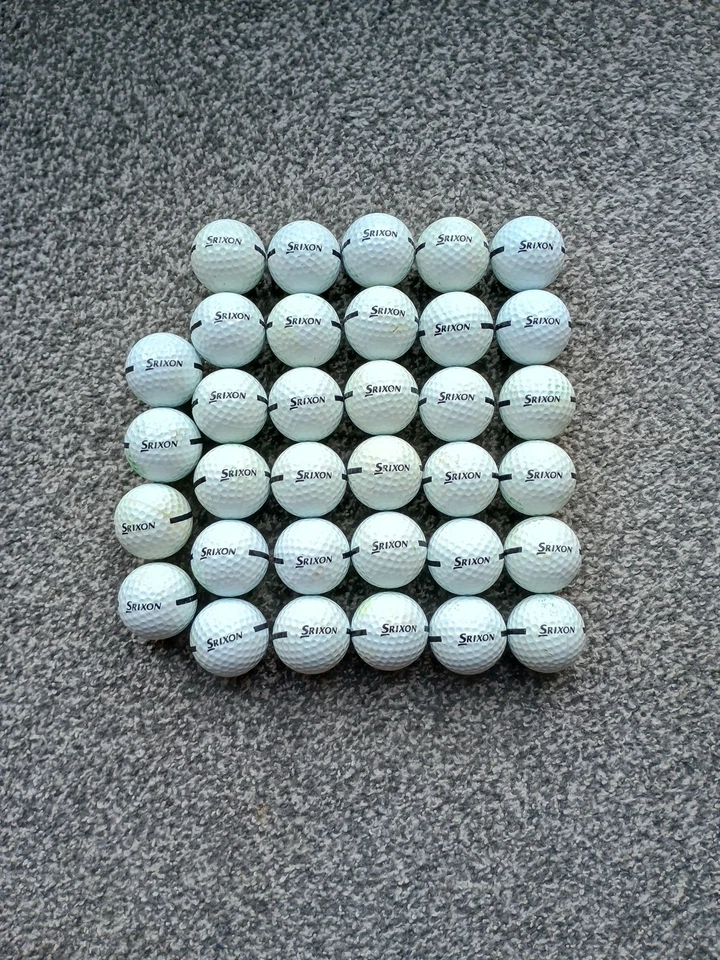 Srixon Soft Feel Golf Balls X 34 - Excellent Condition - Image 1 of 1