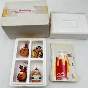 McDonalds 1996 McMemories 4 Ornament Set "A Merry McNugget Christmas" - Bild 1 von 3