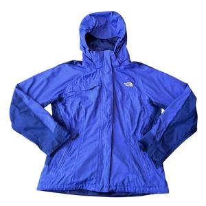 The North Face Jacke blau wasserdicht Regen Kapuze Shell Damen Large - Bild 1 von 7
