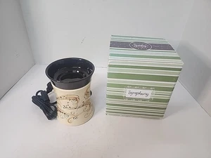 NEU Scentsy Symphony Wachswärmer Schmelzer Raumduft Musiknote 2010 wird nicht mehr hergestellt - Bild 1 von 7