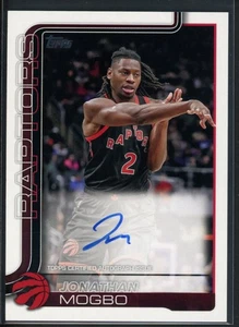 2025-26 Topps Jonathan Mogbo #TFRA-JM Real Ones automático - Imagen 1 de 2