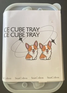 3D Corgi Dog Ice Cube Tray Fun Shapes Corgi Ice Mold for Whiskey Cocktail 1-3pcs - Picture 1 of 2