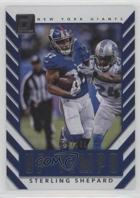 2017 Panini Donruss Up Tempo Holo /100 Sterling Shepard #6 - Image 1 of 2