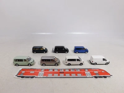 Mint 1:87 H0 7X Trasportatore Autobus Volkswagen VW T6 ? Multivan #EG806-0,5 - Immagine 1 di 4