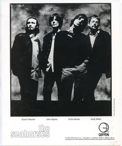 SEAHORSES 1997 Geffen GLOSSY 8 x 10 PHOTO B&W John Squire - Picture 1 of 1