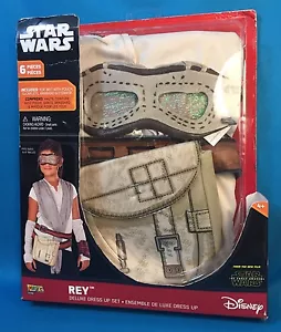 Disney Star Wars The Force Awakens, Rey Deluxe Dress-Up Set Costume Size 6-8 - Picture 1 of 5