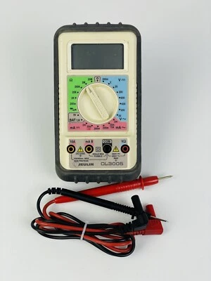 Multimètre Numérique Jeulin CL3005 – Testeur de Tension, Courant et Résistance - Photo 1/4