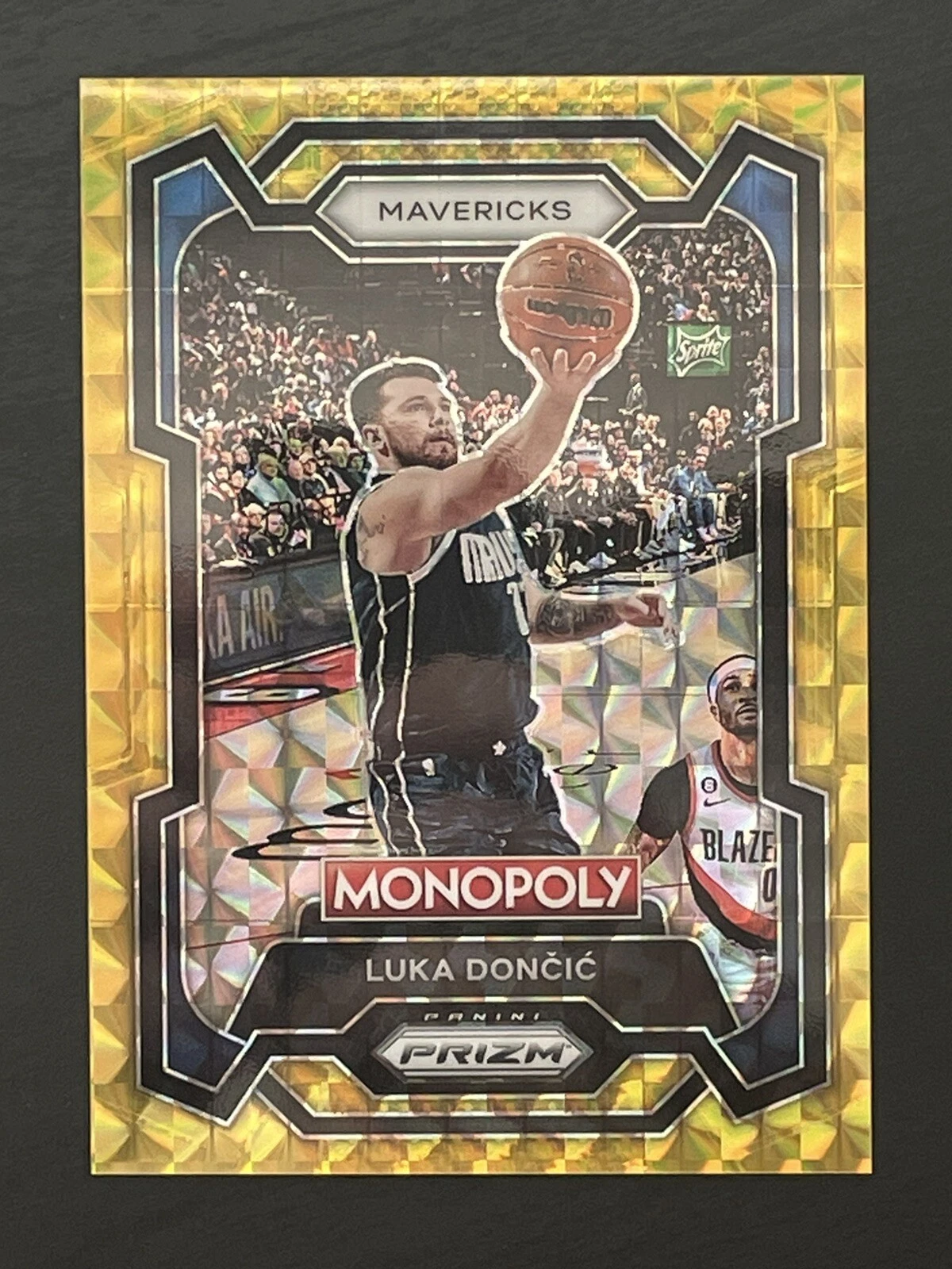 2023-24 Panini Prizm Monopoly /49 Gold #22 Luka Doncic Mavericks NBA Dallas