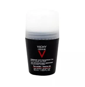 Pack 4x Vichy Homme Deodorant Anti-Perspirant Roll On Men 50ml 72hr