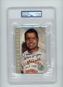 1998 HALL OF FAME PLATINUM SIGNATURE SERIES SIGNED AUTOGRAPH PSA DANTE LAVELLI - Picture 1 of 2