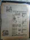 Amelia Earhart Aviation Newspaper 1937 SETS TAKE OFF TIME FOR ROUND THE WORLD FL