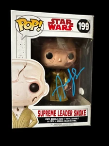 Andy Serkis Signed Star Wars Supreme Leader Snoke #199 Funko Pop!(ACOA) - Picture 1 of 6
