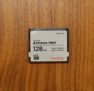 SanDisk Extreme PRO 128 GB CFast 2.0 Memory Card with LEXAR Card Reader - Image 1 of 2