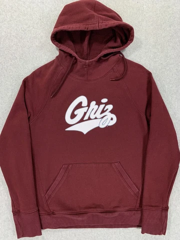 Montana Grizzlies Champion Hoodie Sweatshirt (Men's Large) Maroon Cover