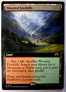 Magic The Gathering: Modern Horizons 3 - estribaciones boscosas - extendido raro - #0467 casi nuevo - Imagen 1 de 1
