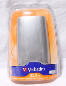 Verbatim Portable 320GB 2.5" USB 2.0 HDD Hard Drive - New & Sealed - Afbeelding 1 van 2