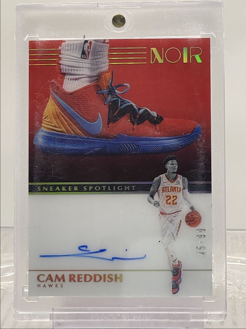 2019-20 NOIR SNEAKER SPOTLIGHT AUTOGRAPH ROOKIE CAM REDDISH RC AUTO /99 Q0757