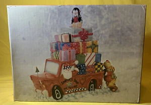 Brand New Santa's Helpers Delivery Truck Cookie Jar By JCPenney Home Collection - Picture 1 of 7