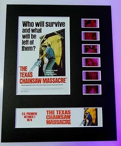 The Texas Chainsaw Massacre 1974 35mm film cell display Horror Leatherface RARE - Picture 1 of 2