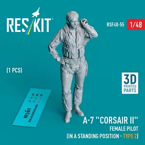 A-7 "Corsair II" Female Pilot (1 pcs) Scale Figuren Bausatz 1:48 ResKit RSF48-0055 - Bild 1 von 3