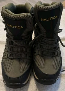 Nautica Mens Hiking Work Boots Ankle High Outdoor Trekking High Top Shoes 9 US - Picture 1 of 12