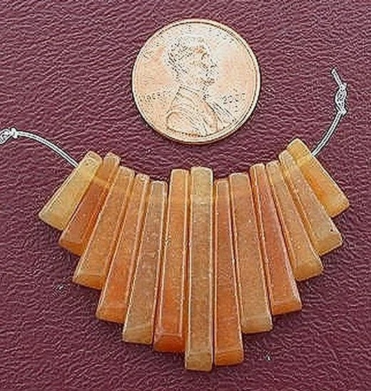 КРАСНЫЙ АВАНТЮРИН CLEOPATRA 13 шт вентилятор бусина набор CF13 - Изображение 1 из 1