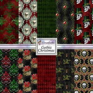 GOTHIC CHRISTMAS - Paper Pack - Picture 1 of 3