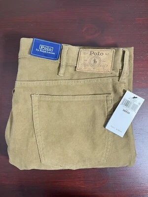 $ 188 NEW Polo Ralph Lauren The Sullivan Slim 38x34 Tan Soft Jeans - Image 1 of 4