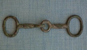 Ancient Chinese Bronze Horse Snaffle Bit Eastern Zhou Dynasty 770-476 B.C - Picture 1 of 5