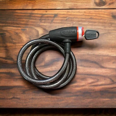 Bloqueo de cable de bicicleta Zefal 5’ negro con llave bicicleta scooter coche Foto 1 de 4