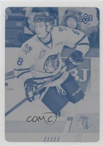 2017-18 Upper Deck CHL Printing Plate Cyan 1/1 Cody Glass #25 rb0