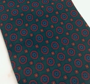 #1592 JACOB MILLER GREEN VINTAGE NECKTIE 56X4 - Picture 1 of 4