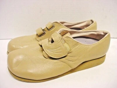 PW Minor Women's Shoes Extra Depth Light Brown Leather size 9 Width AA  VGC - Image 1 of 4