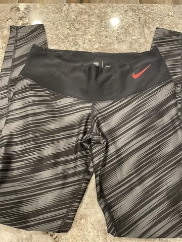 Nike Womens Dri Fit NFL Houston Texans Compression Pants Running Tights Small Cover