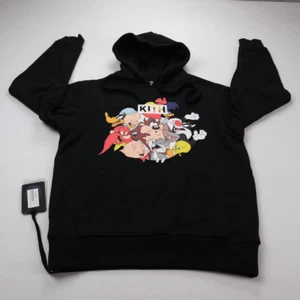 Kith x Looney Tunes Merrie Melodies Hoodie Men's Size X-Small NWT Black - Picture 1 of 11