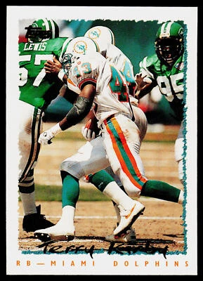 Terry Kirby, 1995 Topps, #186, Miami Dolphins, - Image 1 of 2