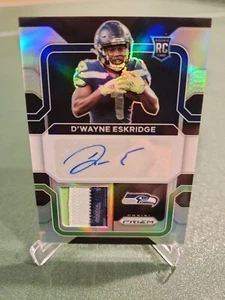 D'Wayne Eskridge Prizm RPA /99 4-Color Patch Seahawks - Picture 1 of 2