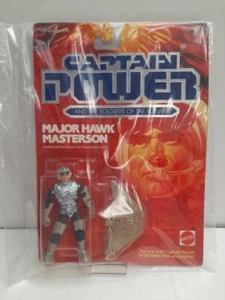 CAPTAIN POWER MATTEL Major Hawk Masterson Figur von 1987 MOC - neu & noch OVP - Bild 1 von 3